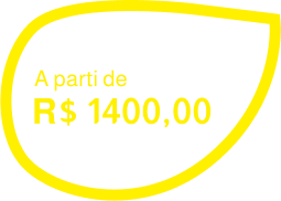 Imagem com a inscrição os planos funcionam a parti de R$ 1400,00